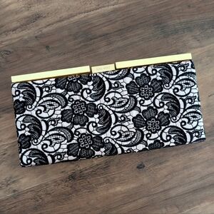 Nine West Large Lace Clutch Purse